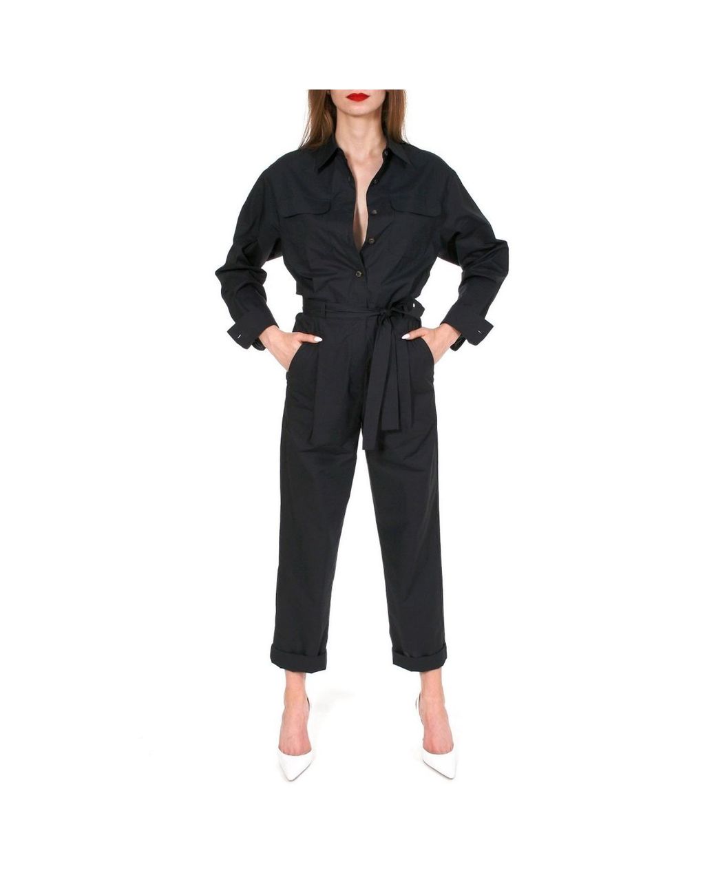AGGI by HALEWSKI Black Louise Ebony Jumpsuit