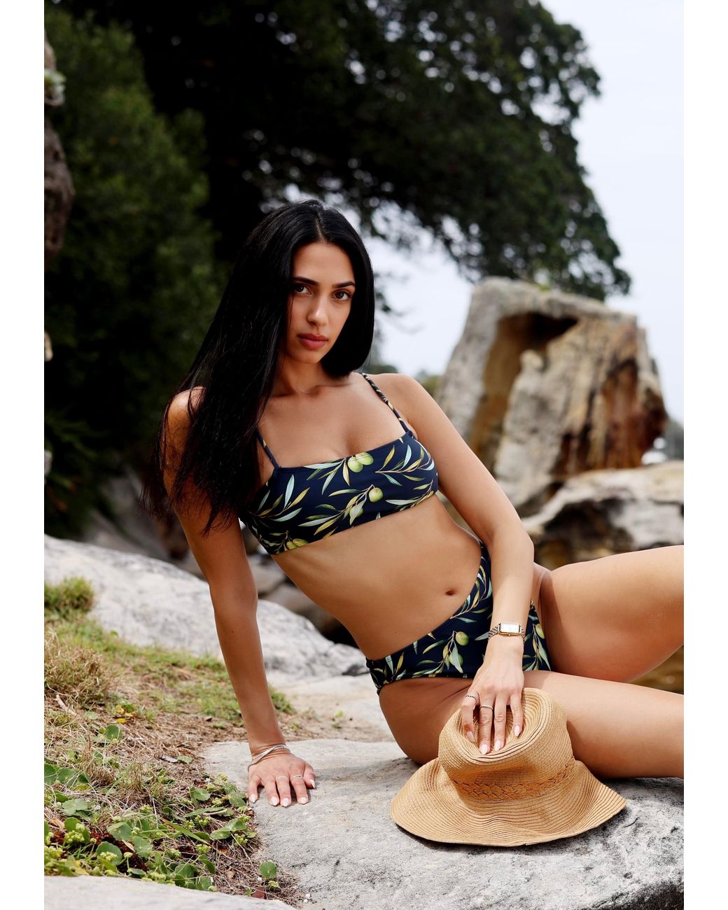 Plivati Blue Belle Bralette Bikini Top — Maslina