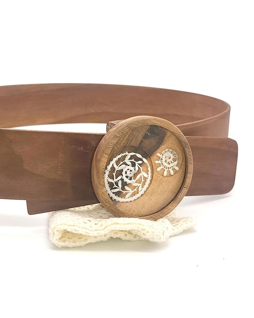 Wood Belt Brown Vatnajokull Dress Hugger 410