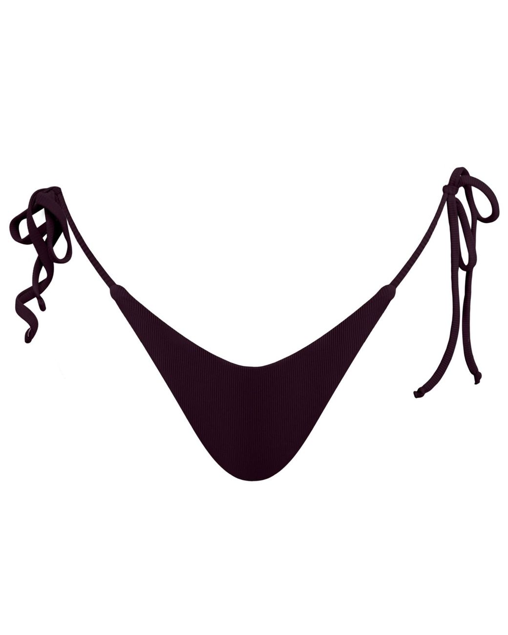Mihara Purple Kehlani Thong Bikini Bottoms