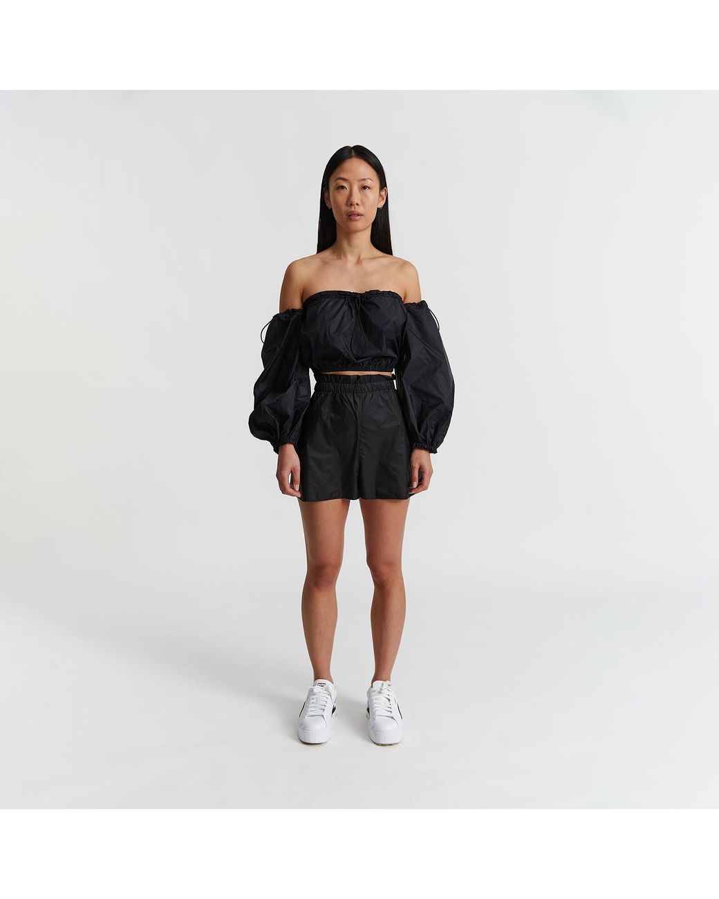 Audrey Vallens Black Spades Athleisure Top