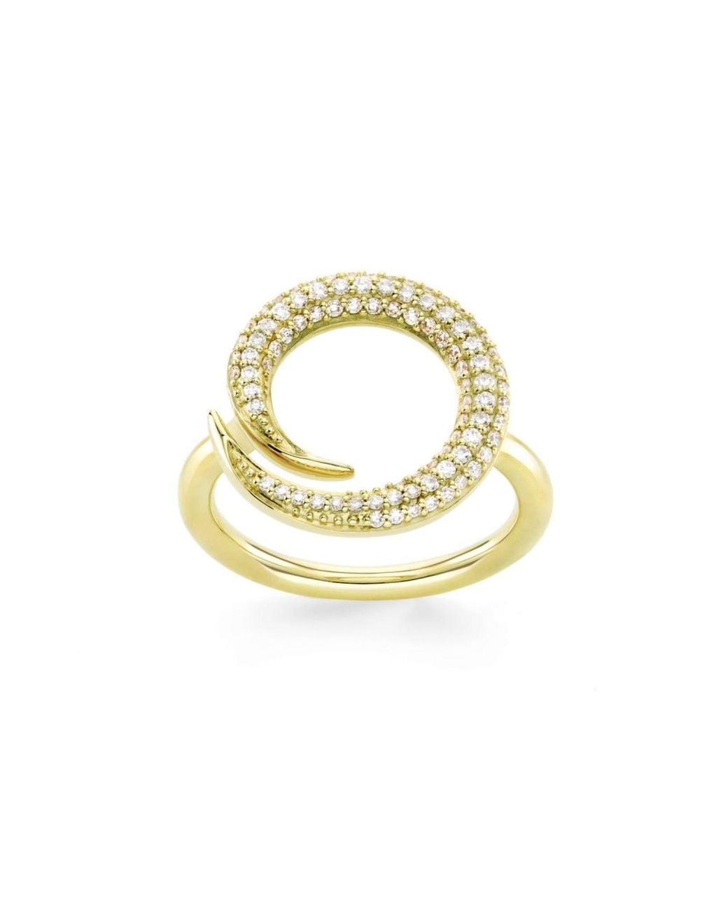 Dinny Hall Metallic Toro Lab-Created Diamond Pave Ring