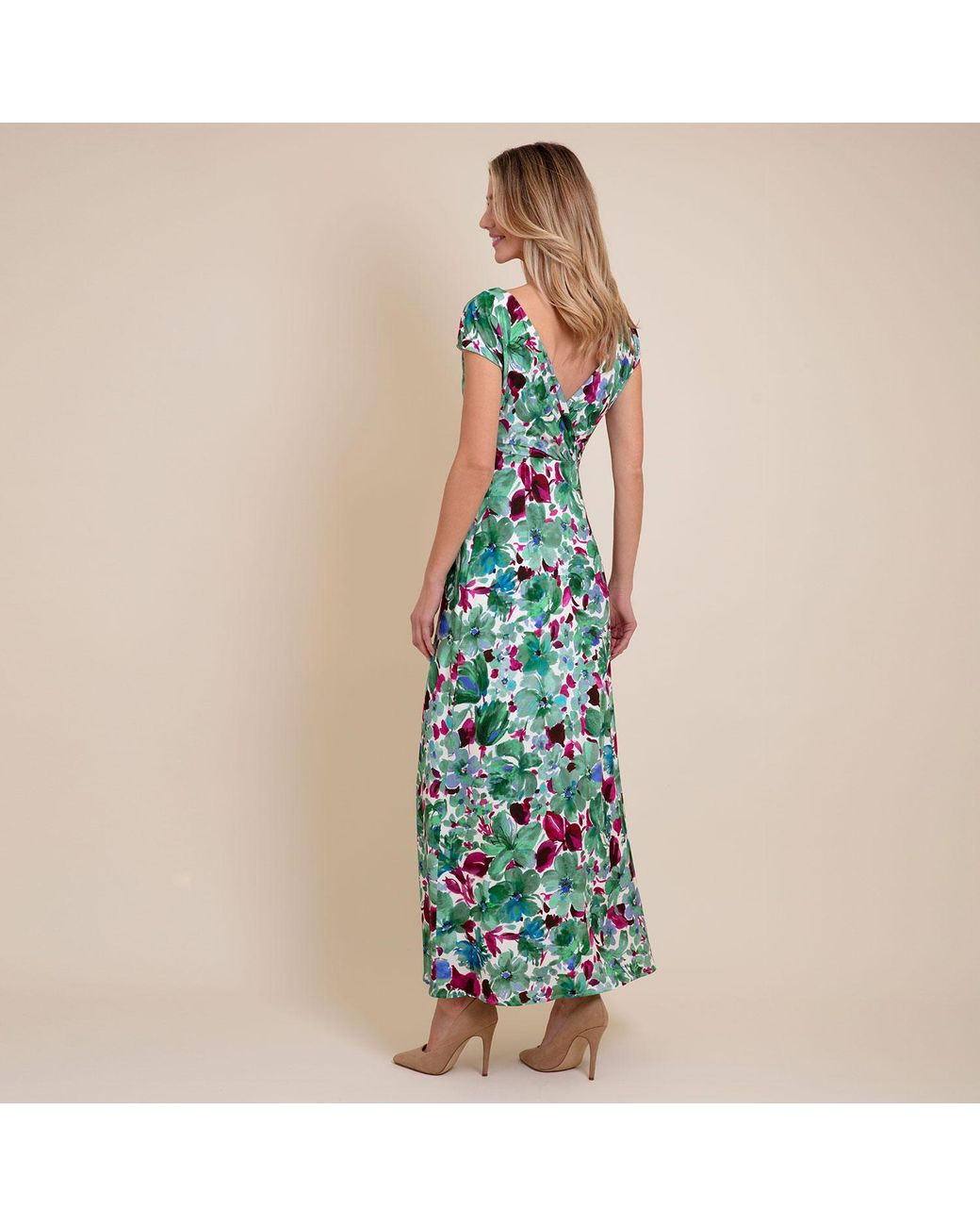 Alie Street London Green Sophia Maxi Dress