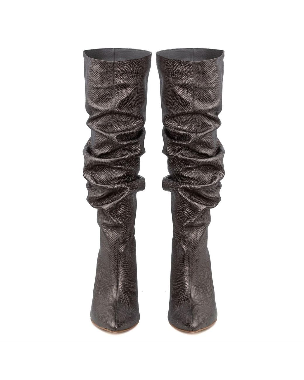 Ginissima Brown Dark Leather Eva Boots