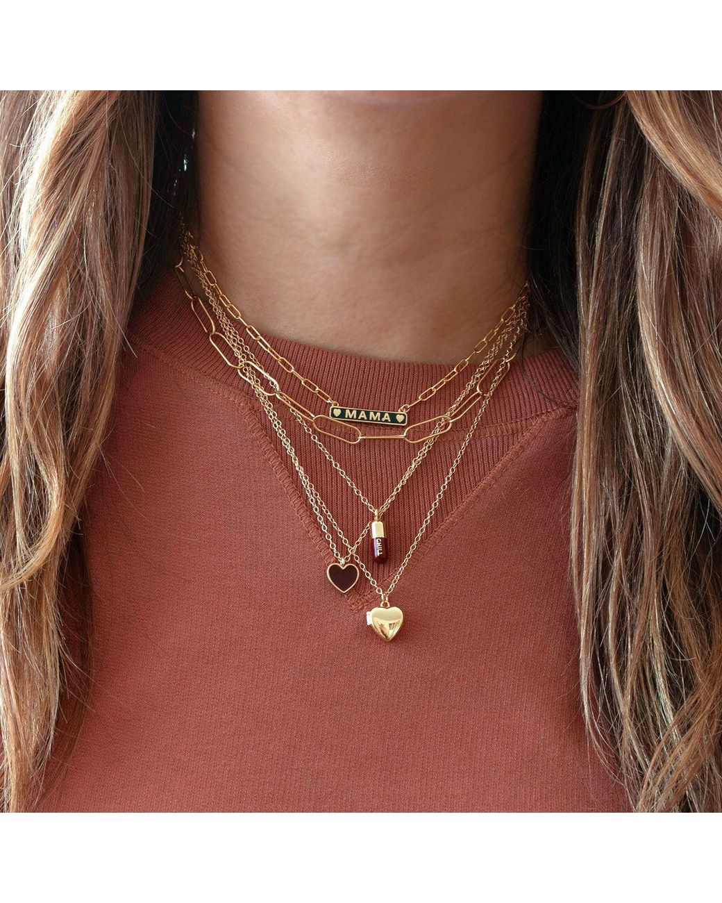 Kris Nations Metallic Heart Locket