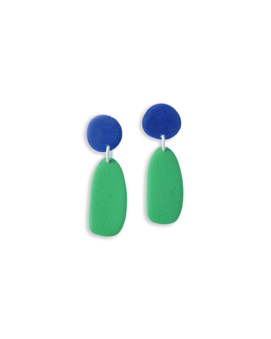 By Chavelli Green Miro Drop Earrings
