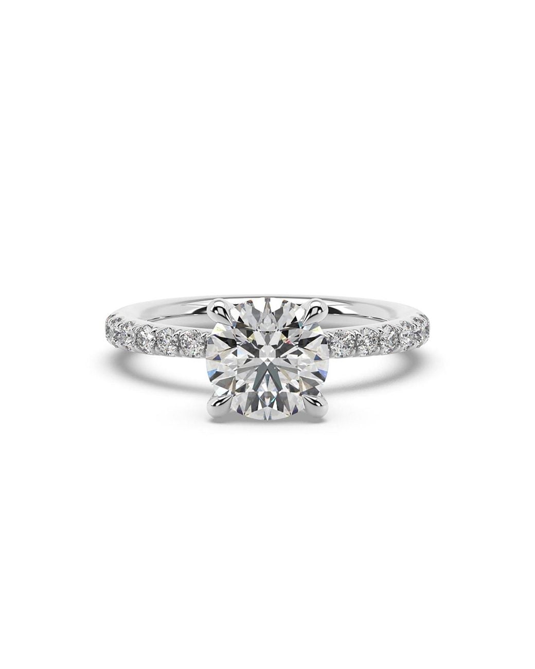 Artisan White Lab-Grown Diamond Solitaire Ring