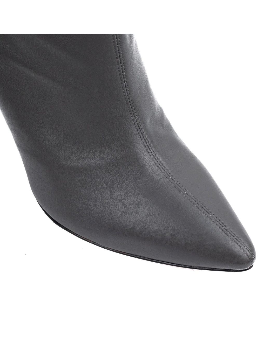 Ginissima Gray Leather Eva Boots