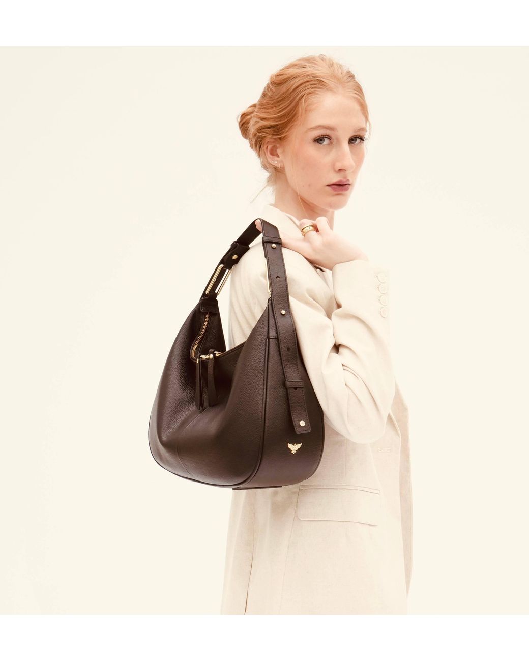 Apatchy London Black The Charlie Leather Bag