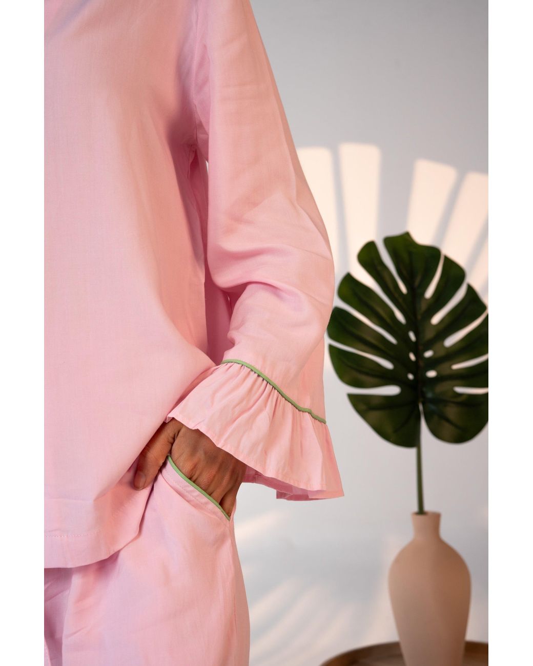 Carolina Benoit Pink Luxury Bamboo Pajama Set