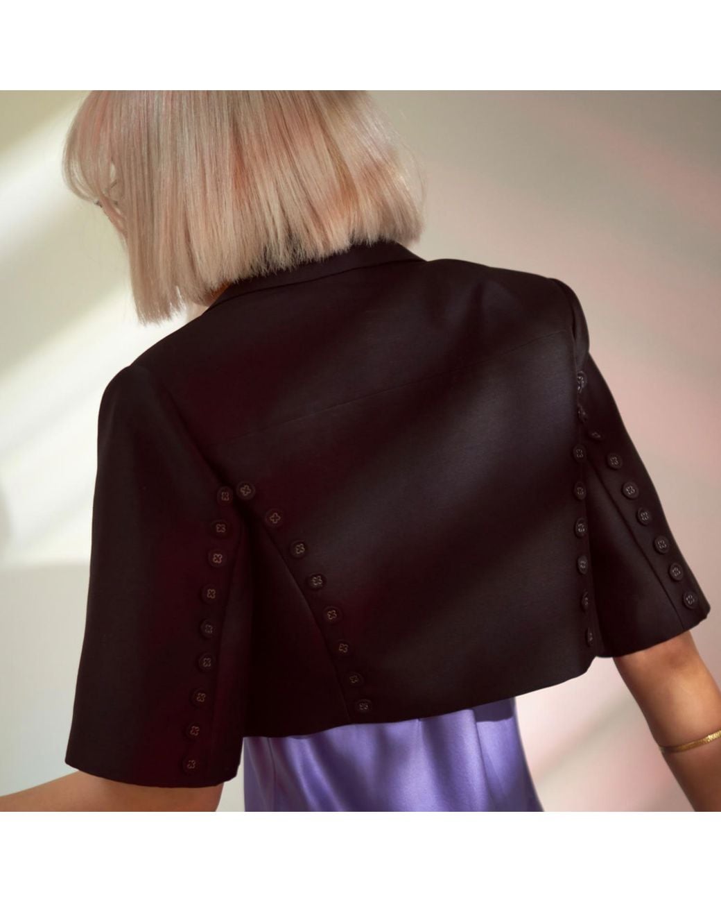 Emma Wallace Black Ton Jacket