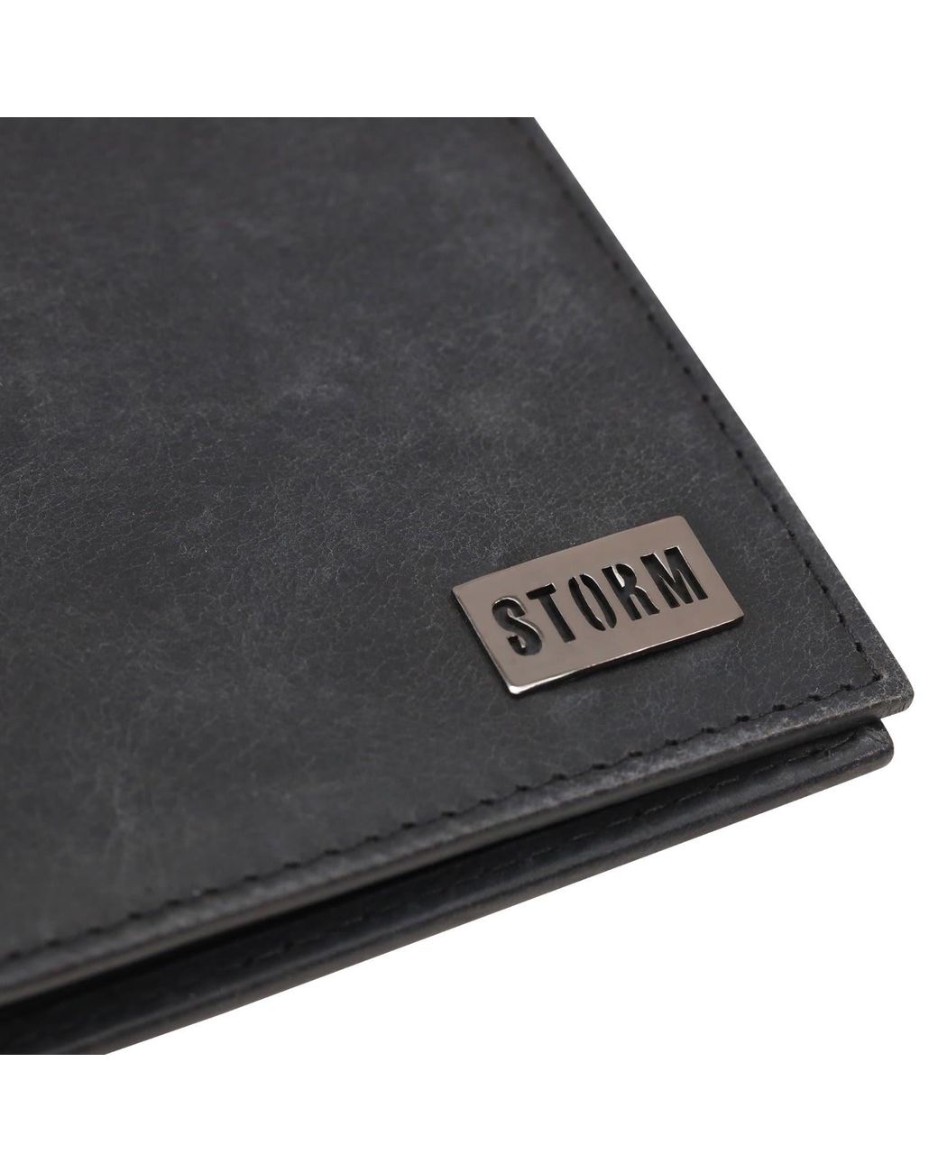 Storm Black Odin Leather Wallet for men
