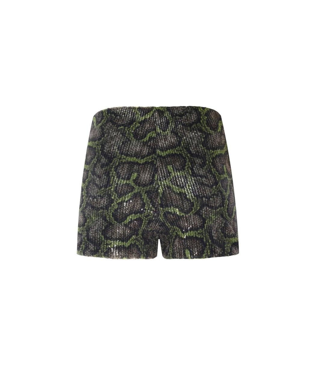 No'design Black Medusa Mini Shorts