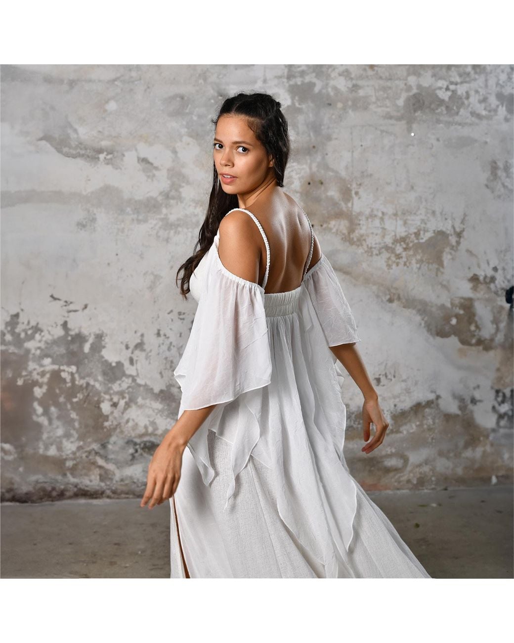 Zhenabia White Venus Blouse