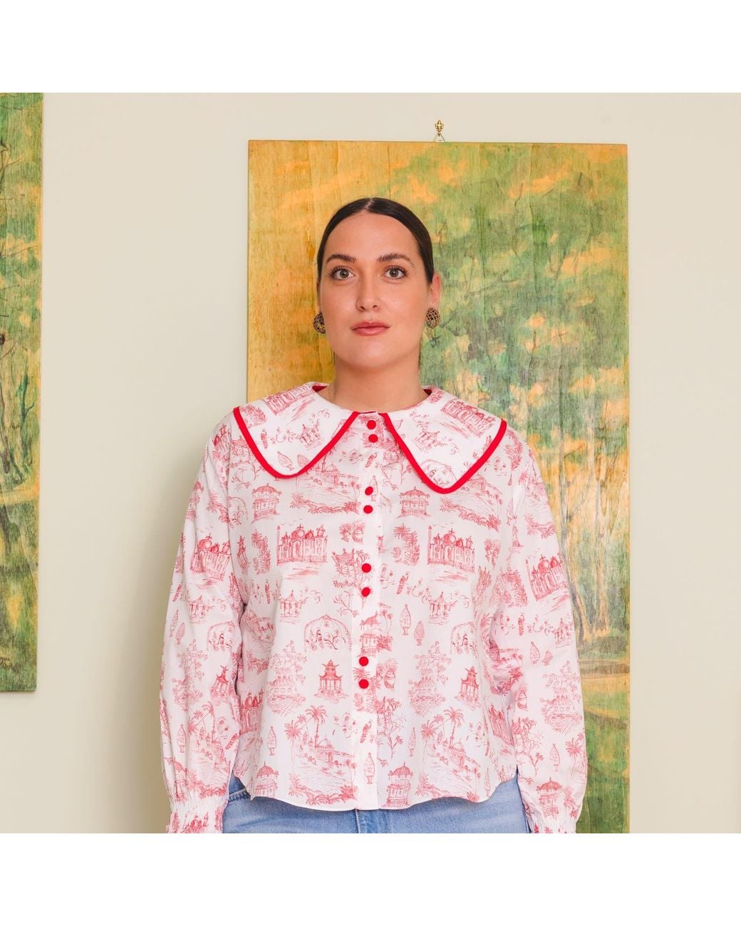 L’orangerie D’isabella Pink Solea Shirt