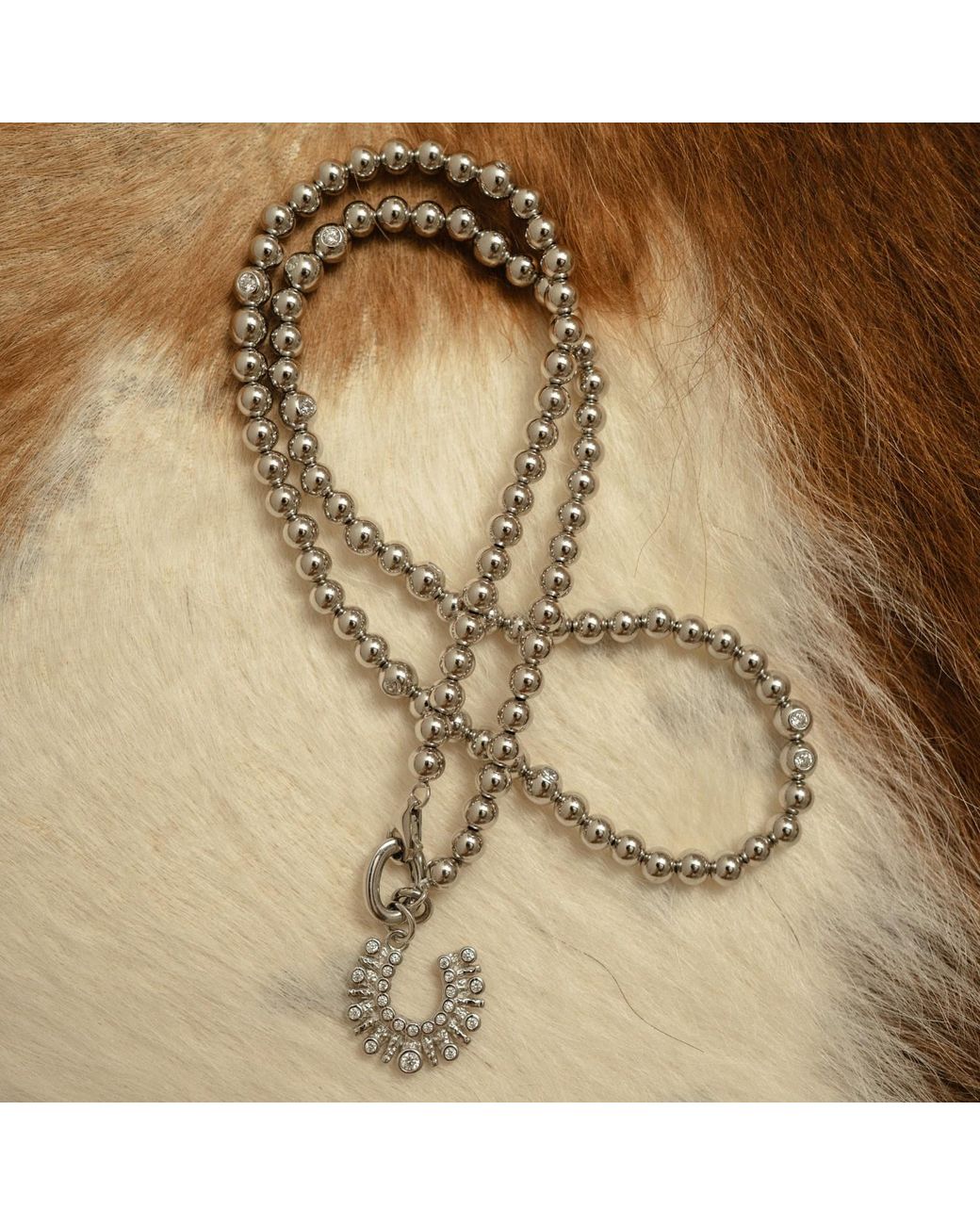 Martina Rozenberg Smira Jewelry Metallic Mesa Necklace