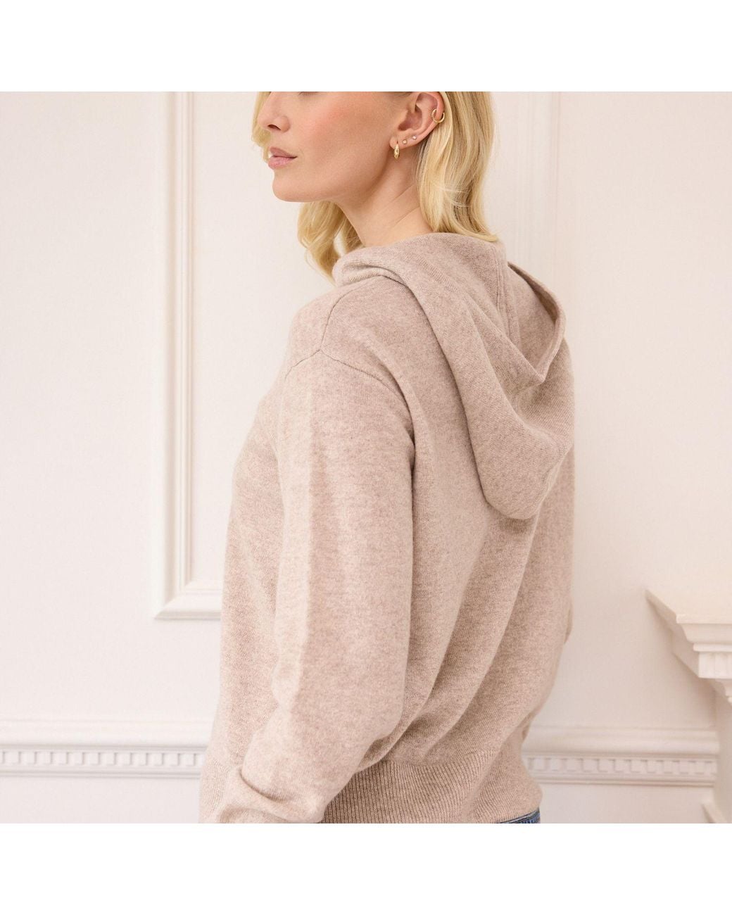 Cove Natural Cashmere Fawn Hoodie