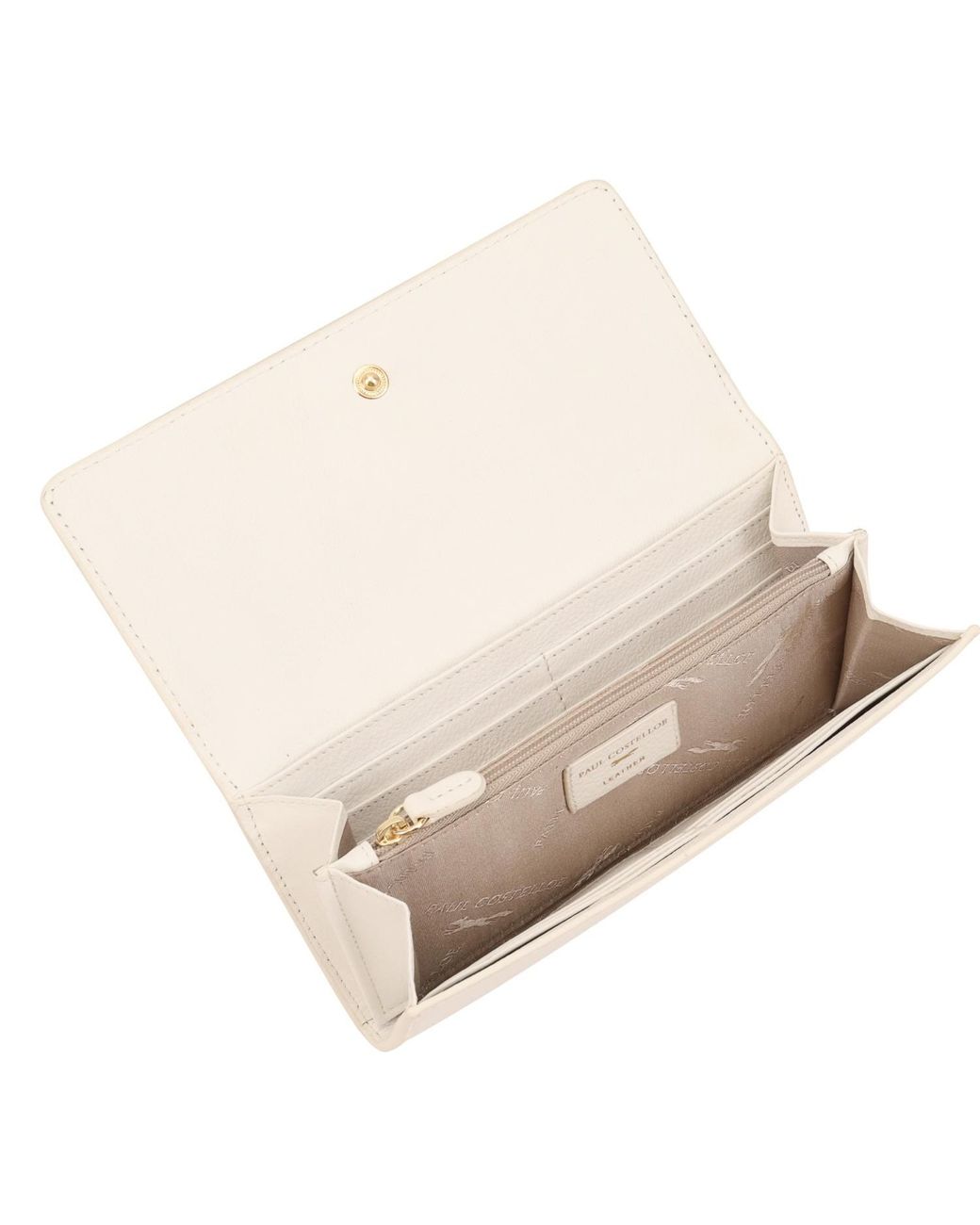 Paul Costelloe Yellow Accra Leather Wallet Purse