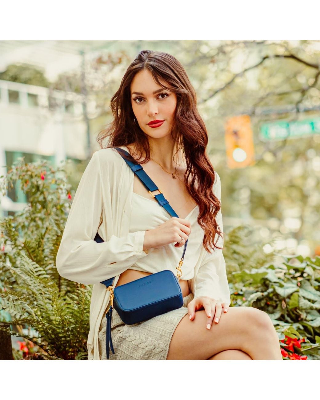 No.49 Handbags Blue Kiki Dark Camera Bag