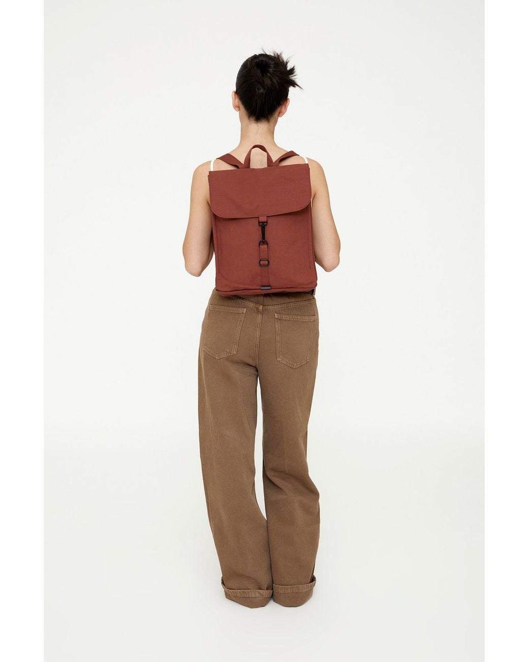 Lefrik Pink Handy Mini Backpack Bronze