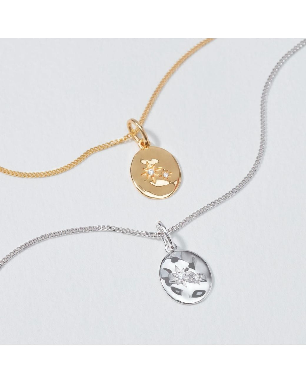Muru Metallic Mother And Child Necklace
