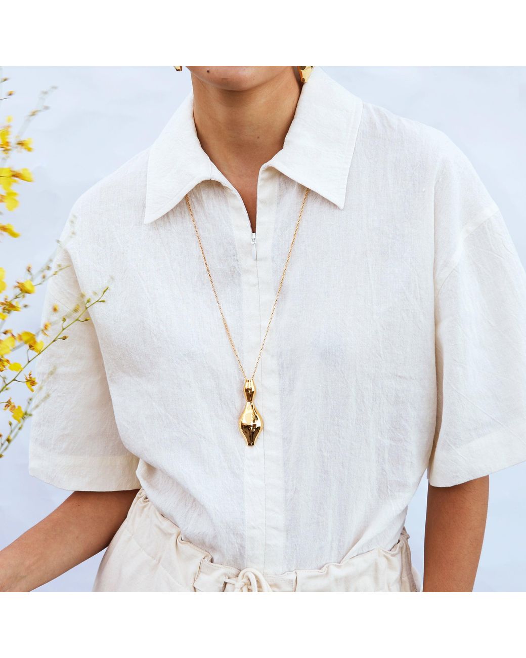 Biko Jewellery Metallic Amphora Pendant