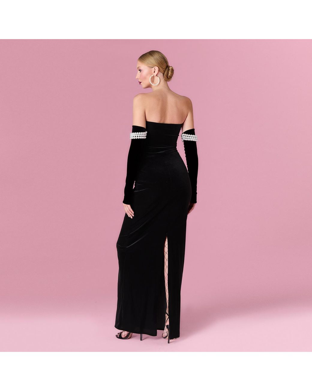 Nur Karaata Black Isadora Dress