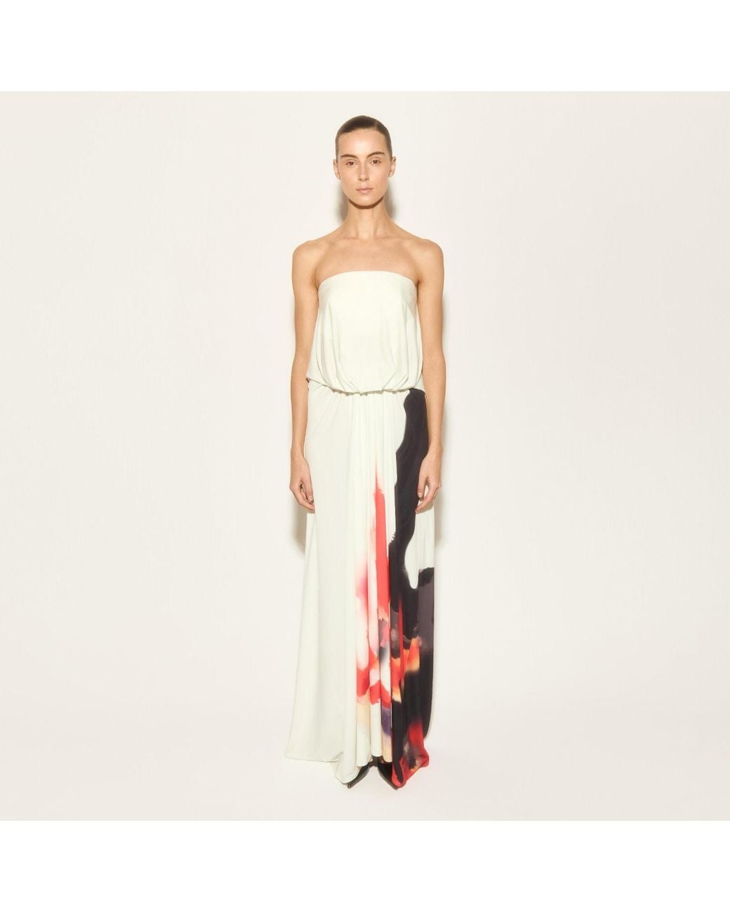 Herfetch White Maxi Canvas Dress