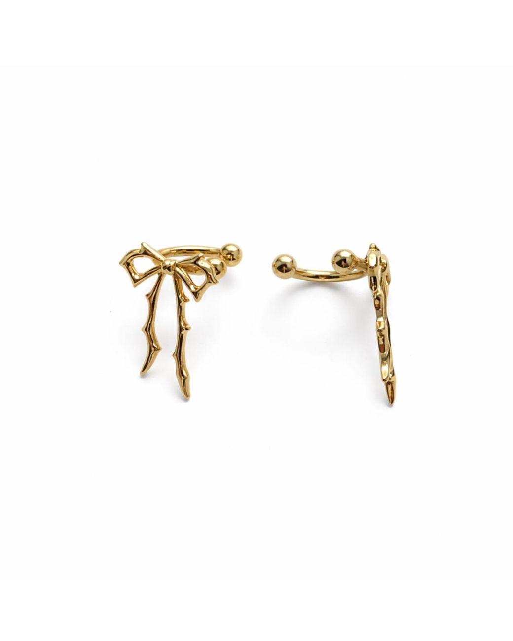 Jagged Halo Jewelry Metallic Carrie Bow Ear Cuffs