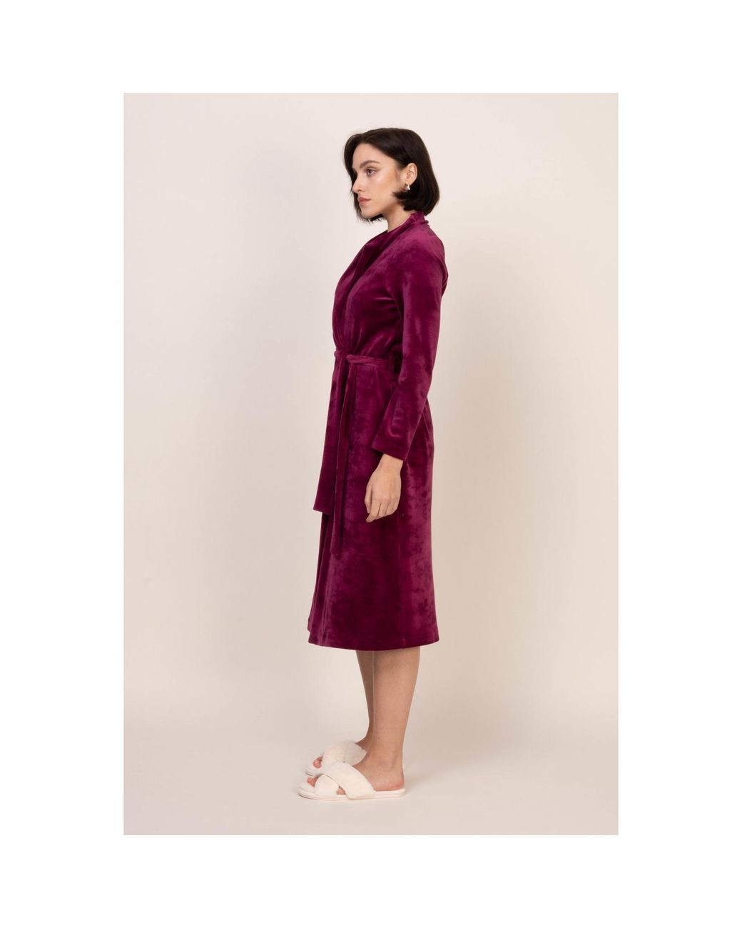 Oh!Zuza Purple Velour Robe