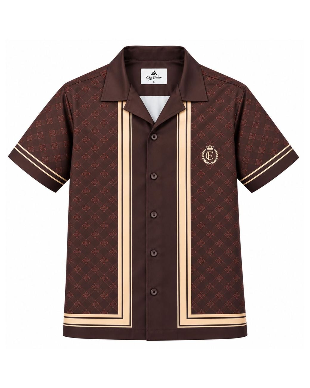 Chic Urban Brown Nocturne Shirt for men