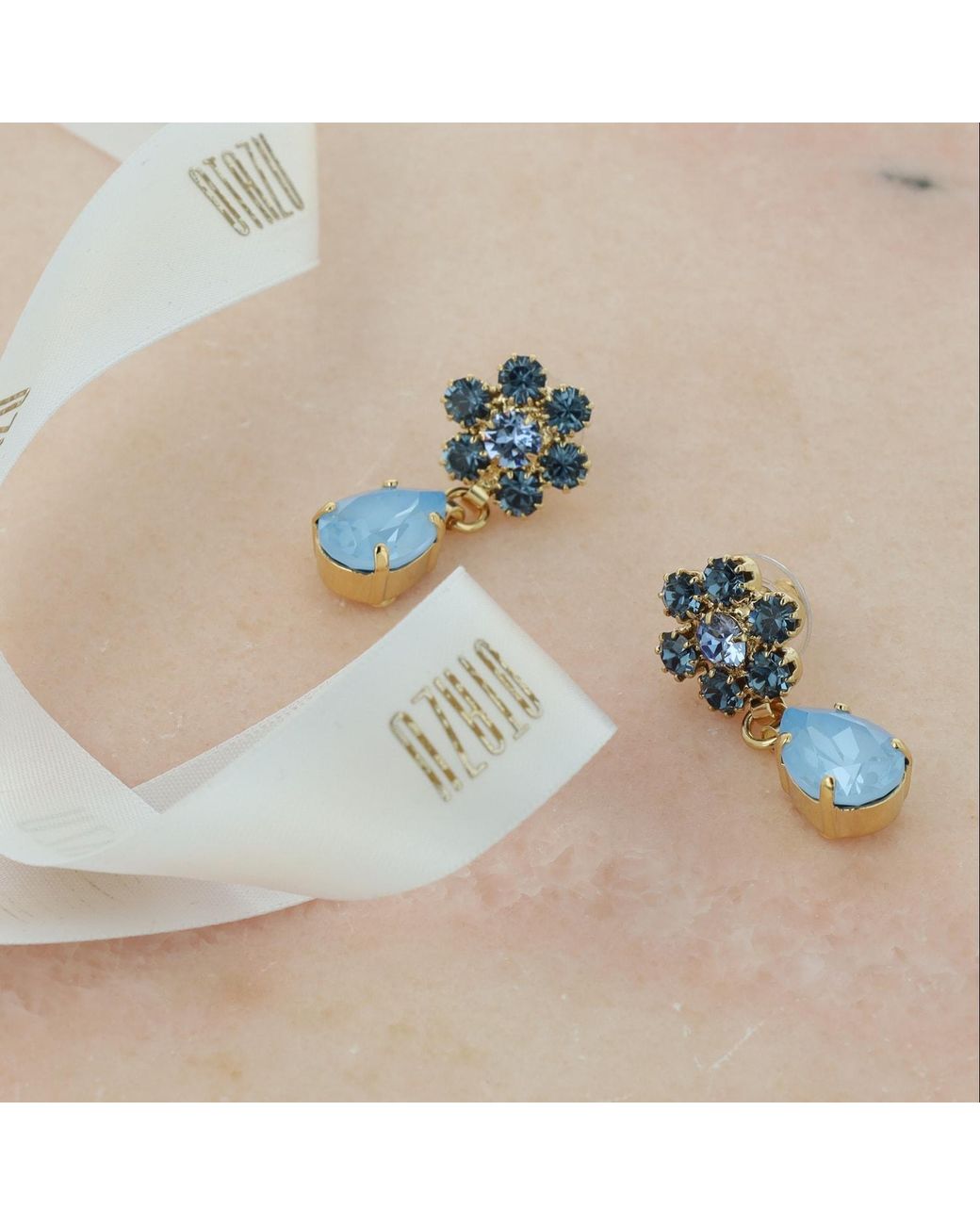 Otazu Blue Myrte Light Earrings