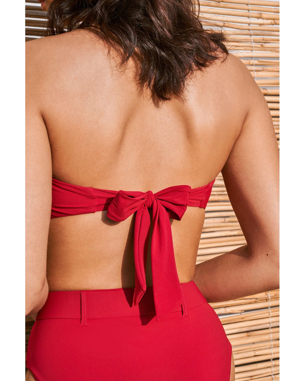 Lula-Ru Red Laura Bikini Top
