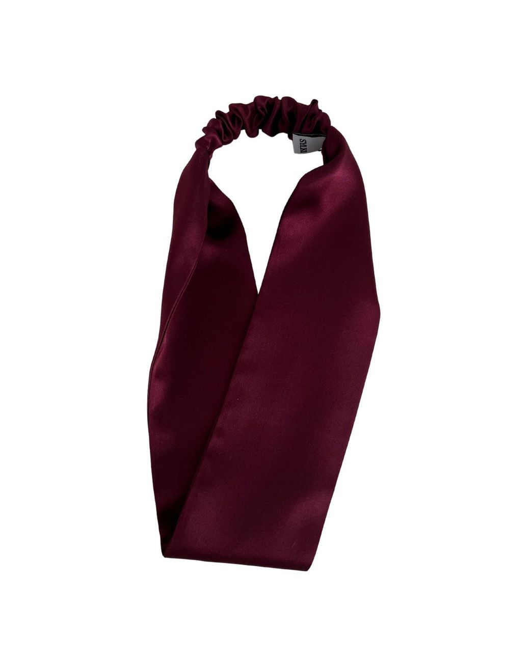 Sylk Red Silk Wide Headband