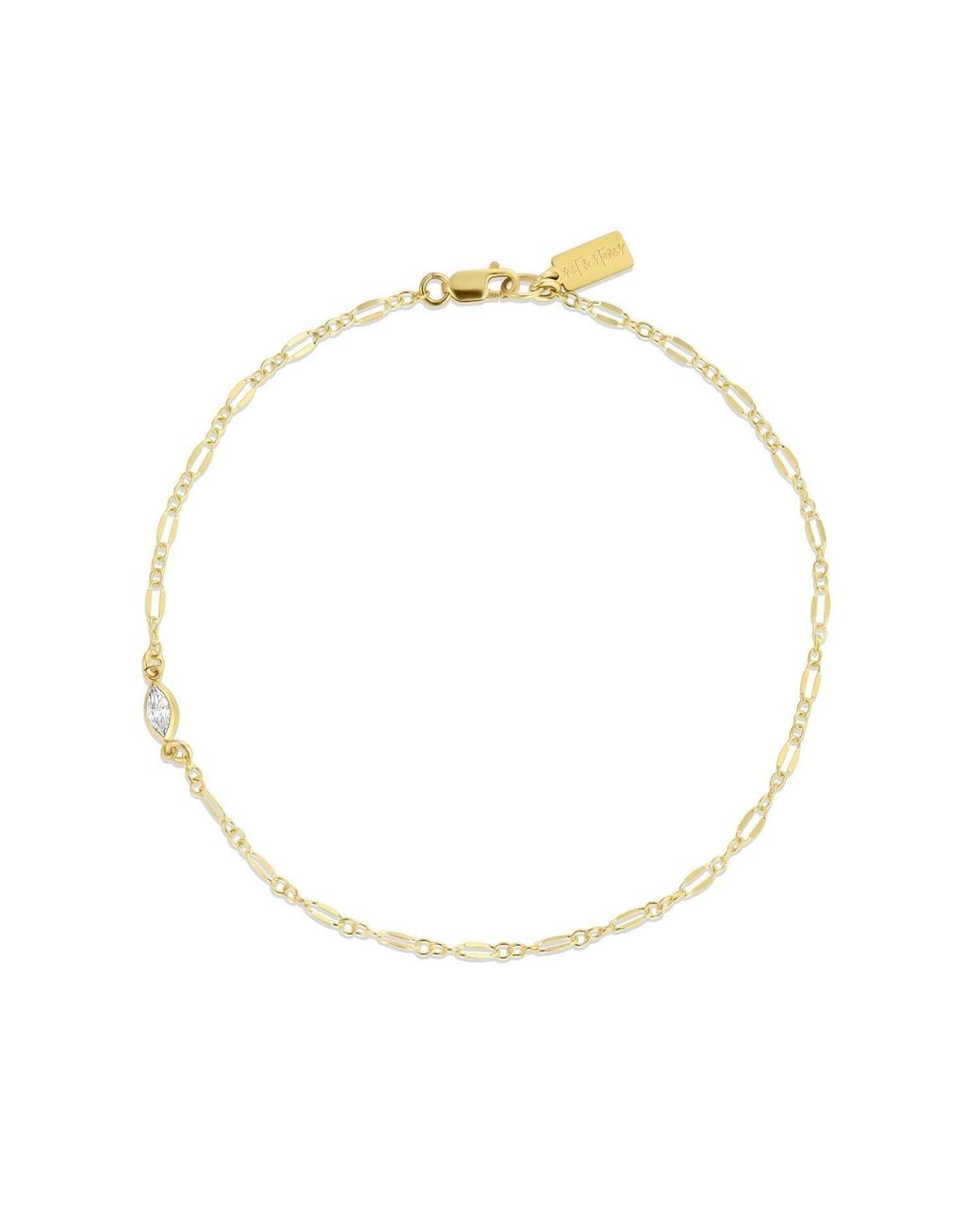 SET & STONES Metallic Ezra Anklet