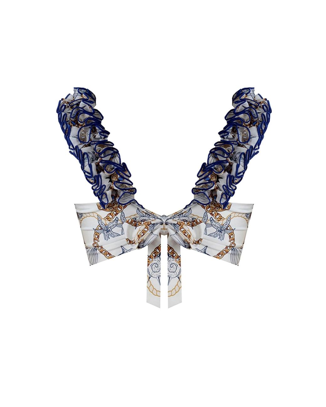 Nur Karaata Blue Lily Tropezienne Top