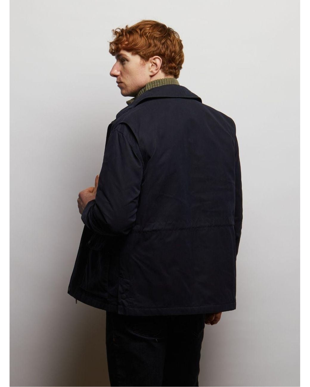 Guards London Blue Curtis Cotton Showerproof Four Pocket Jacket for men