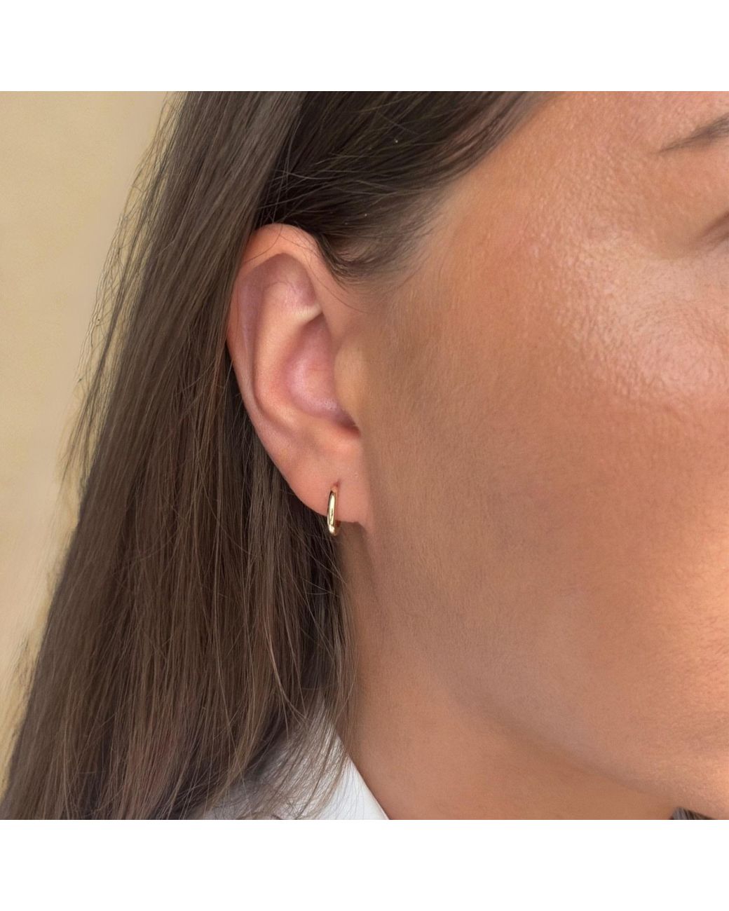 Larisa Beaumont Metallic Honesty Earrings – 14K Solid Teardrop Drops