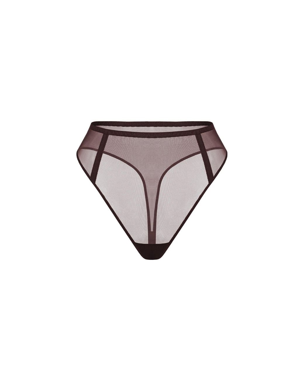 Zhilyova Gray Unnamed Gravity High-Waisted Thong