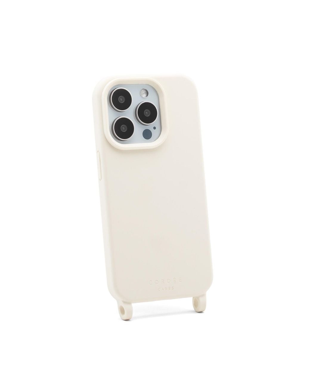 Cordée Cases White Silicone Iphone Case Ivory