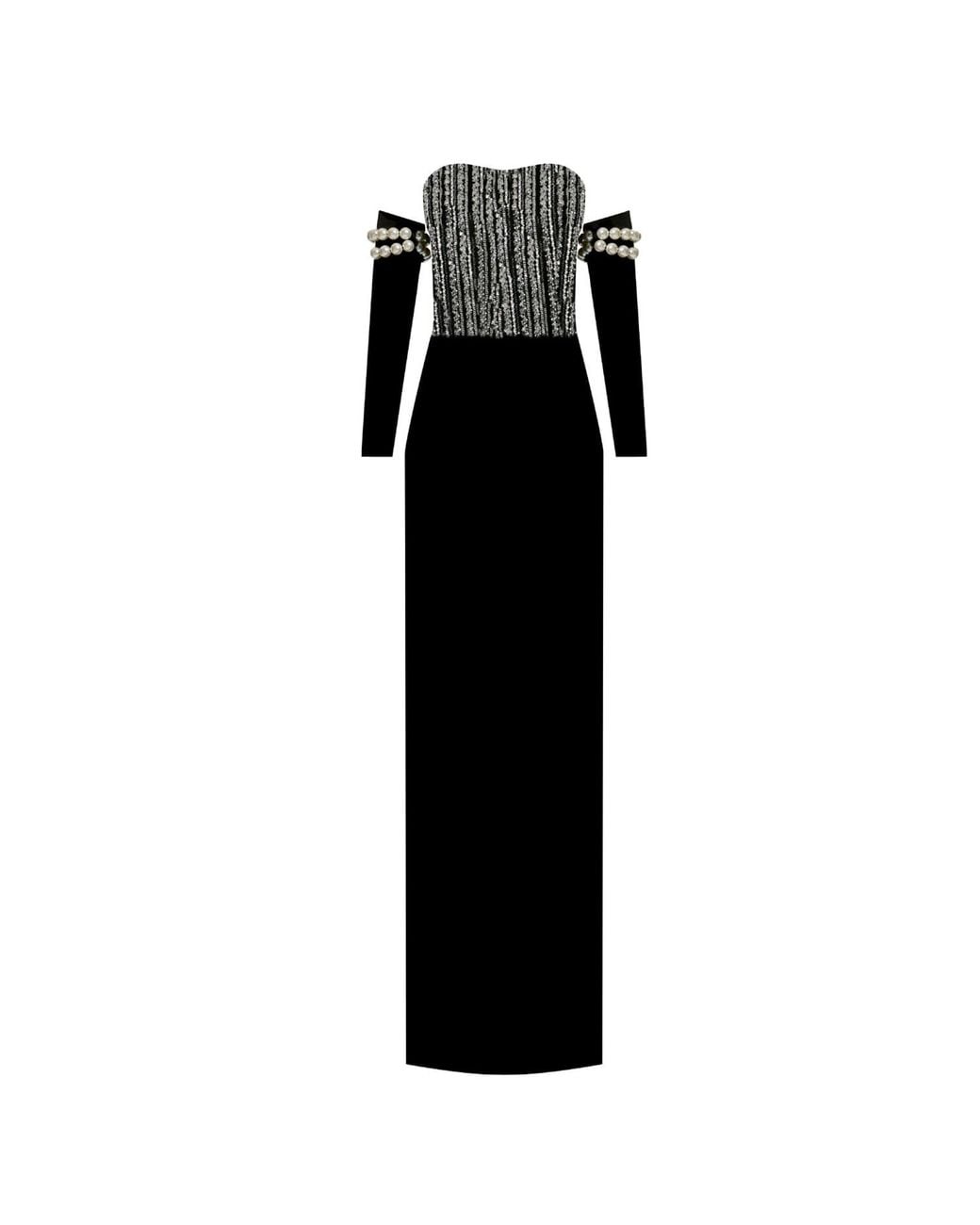 Nur Karaata Black Le Meurice Dress