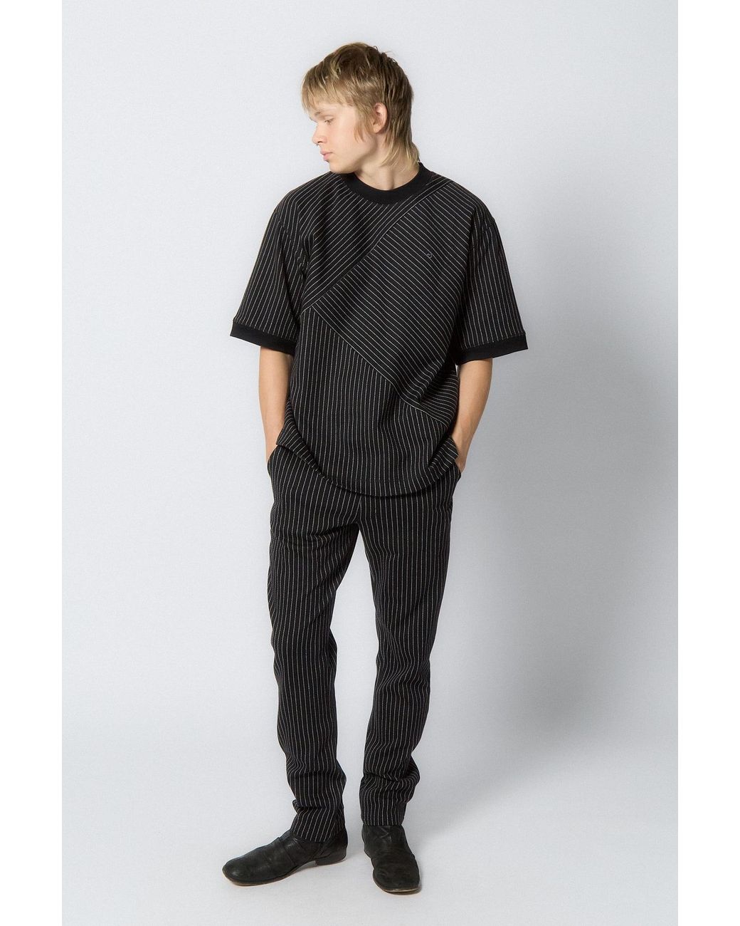Reet Aus Black Oversized T-Shirt For for men