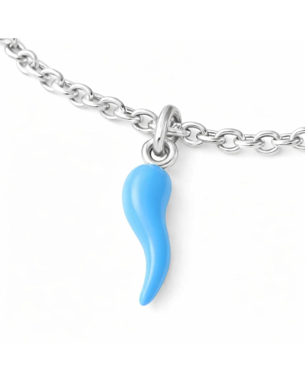 Unaloe Metallic Elegant Sterling Bracelet With Sky Horn Pendant