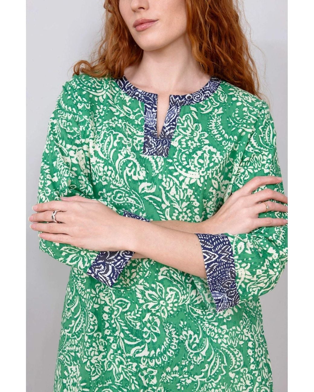 Inara Green Jaipur Cotton Pyjamas