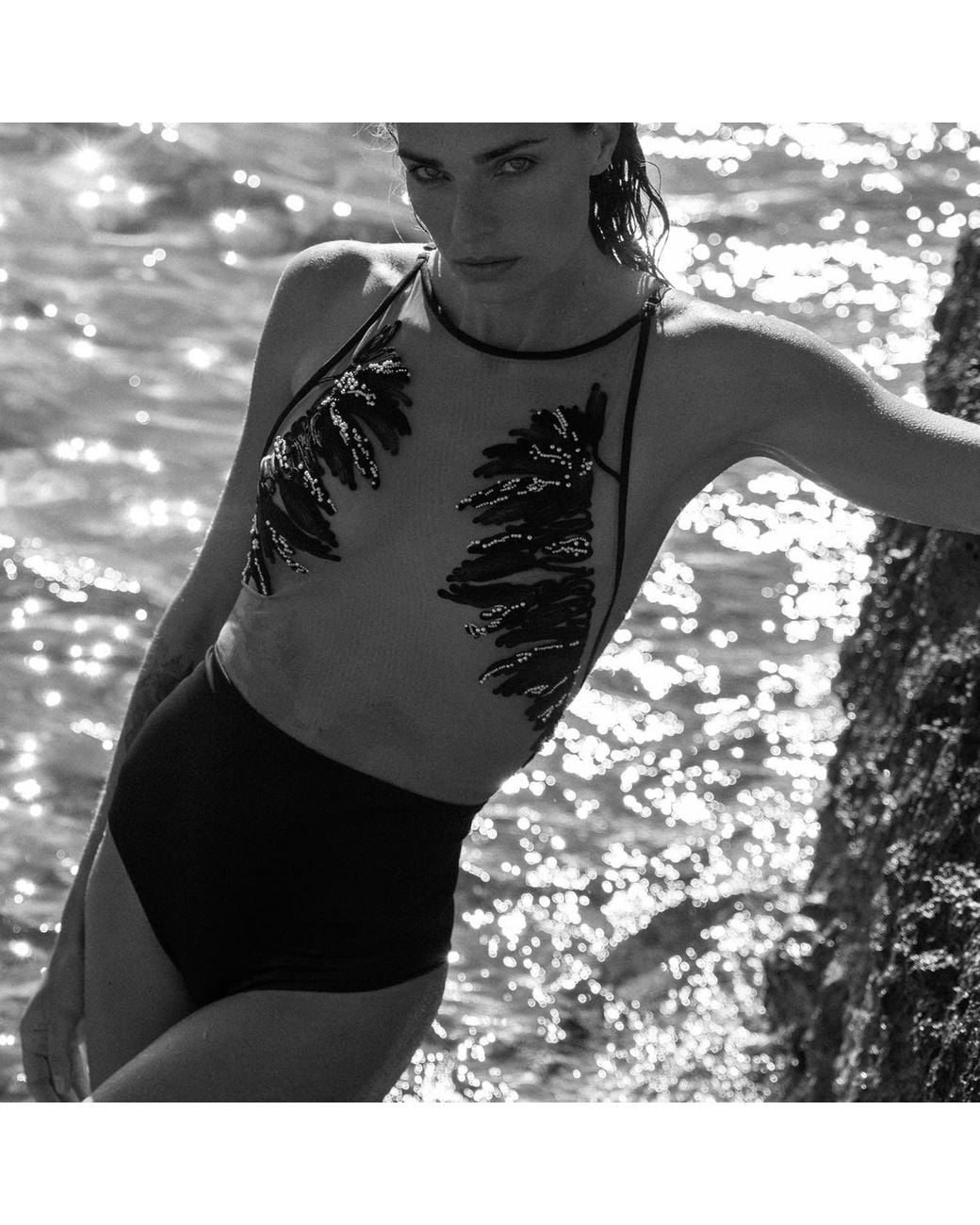 Moorea Swim Black Nadia One Piece Swimsuit