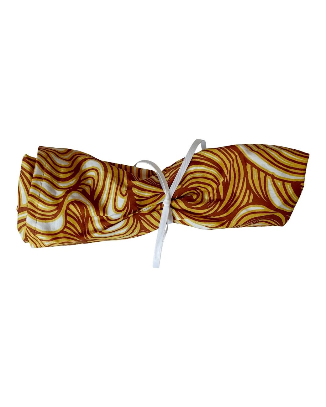 Romer Millinery Brown Twisturban Turban Blond Cartoon Curls Coiffure