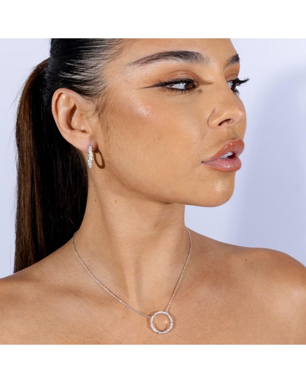 Lucy Quartermaine Metallic Solid Sterling Single Hula Pendant