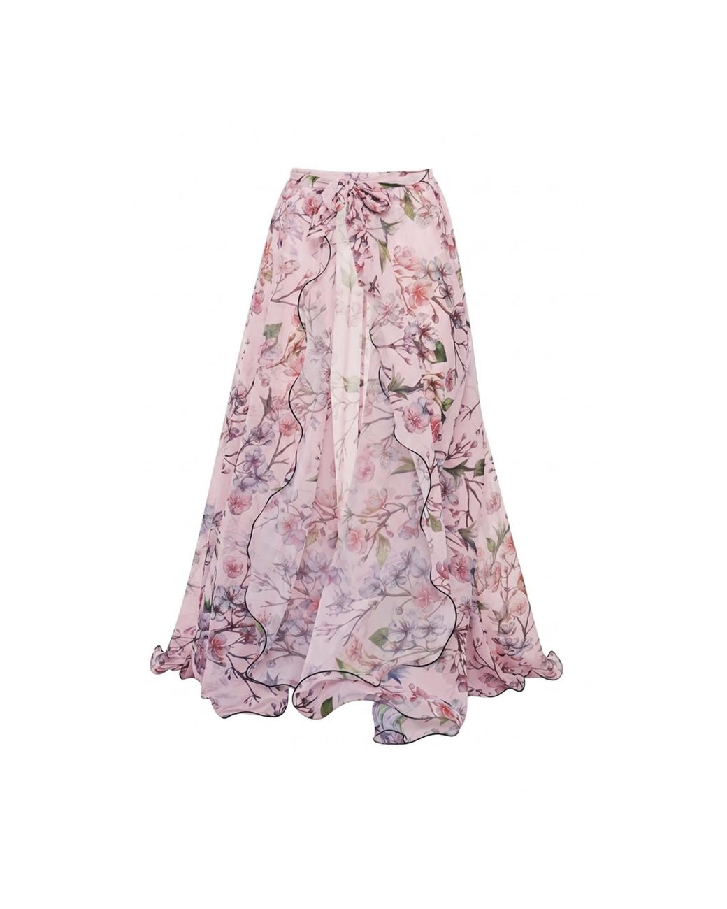 Nur Karaata Purple Heirloom Skirt