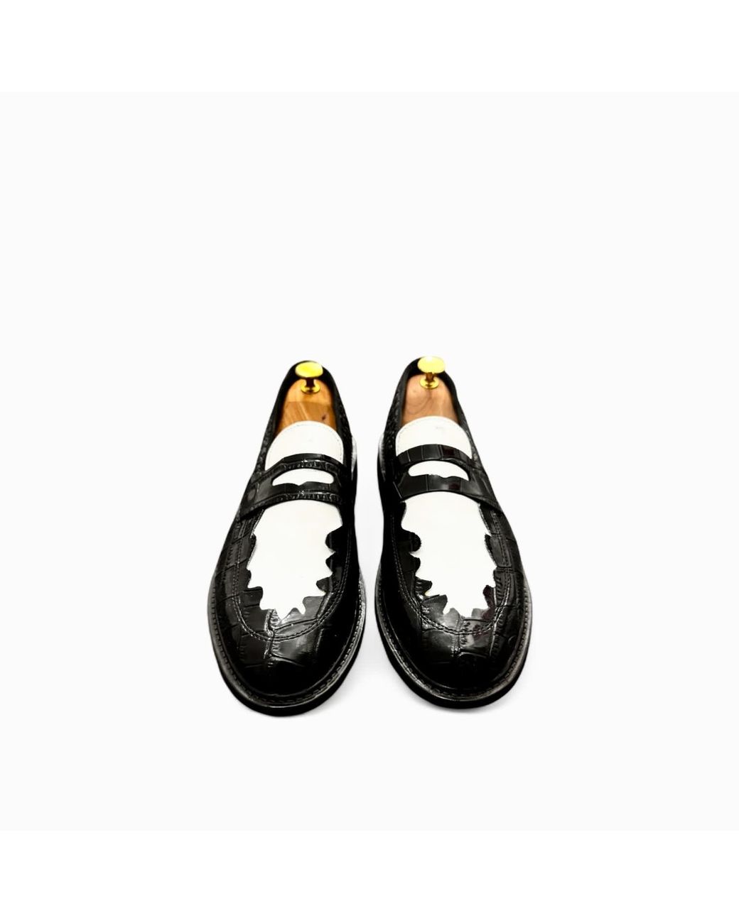 Jpo Black Koch House Platform Loafers for men