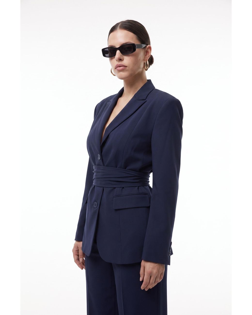 Faza Atelier Blue The Aurora Blazer & Trousers Set